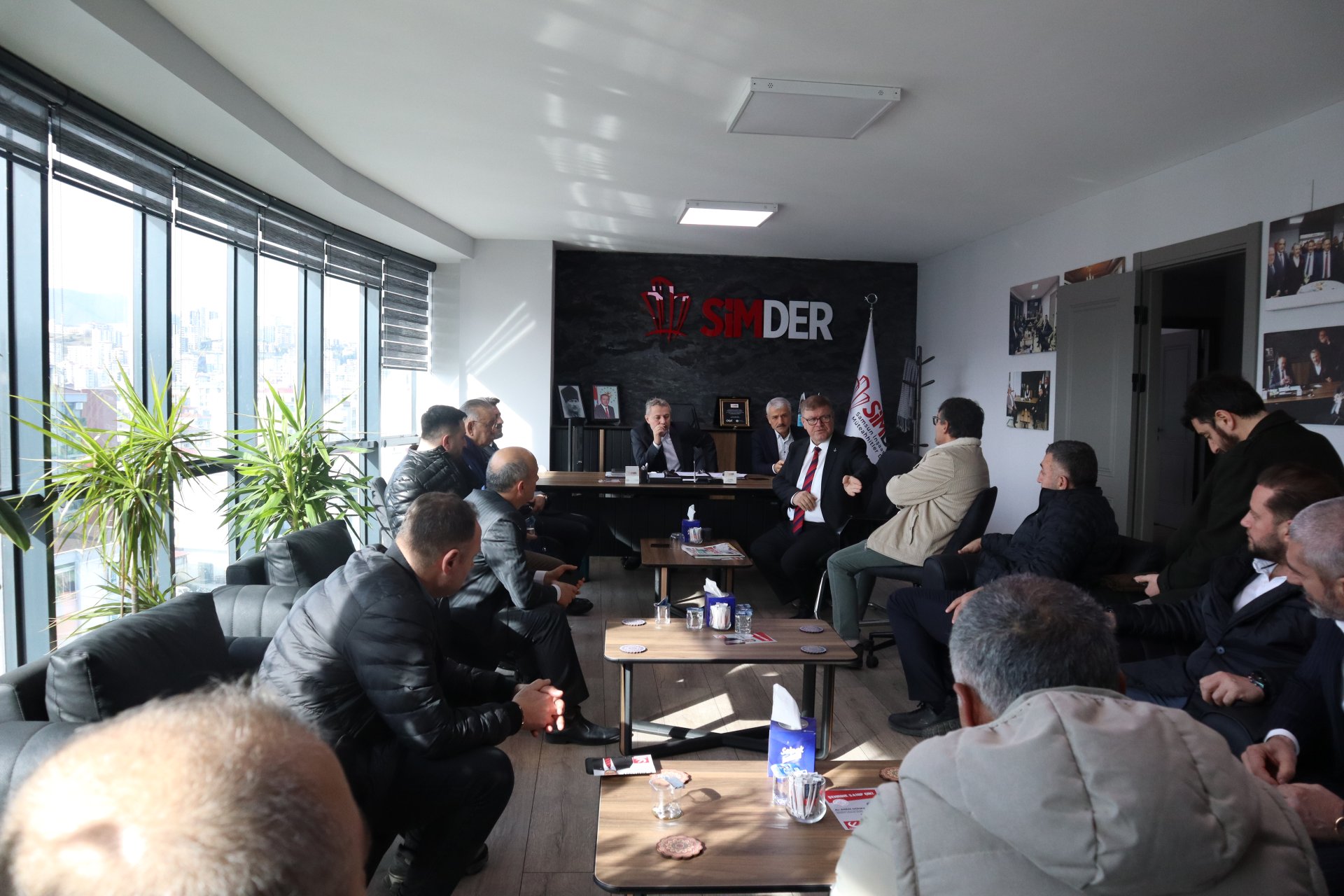 Yeniden Refah Partisi Samsun Büyükşehir Belediye Başkan Adayı Adem Güney'in Ziyareti
