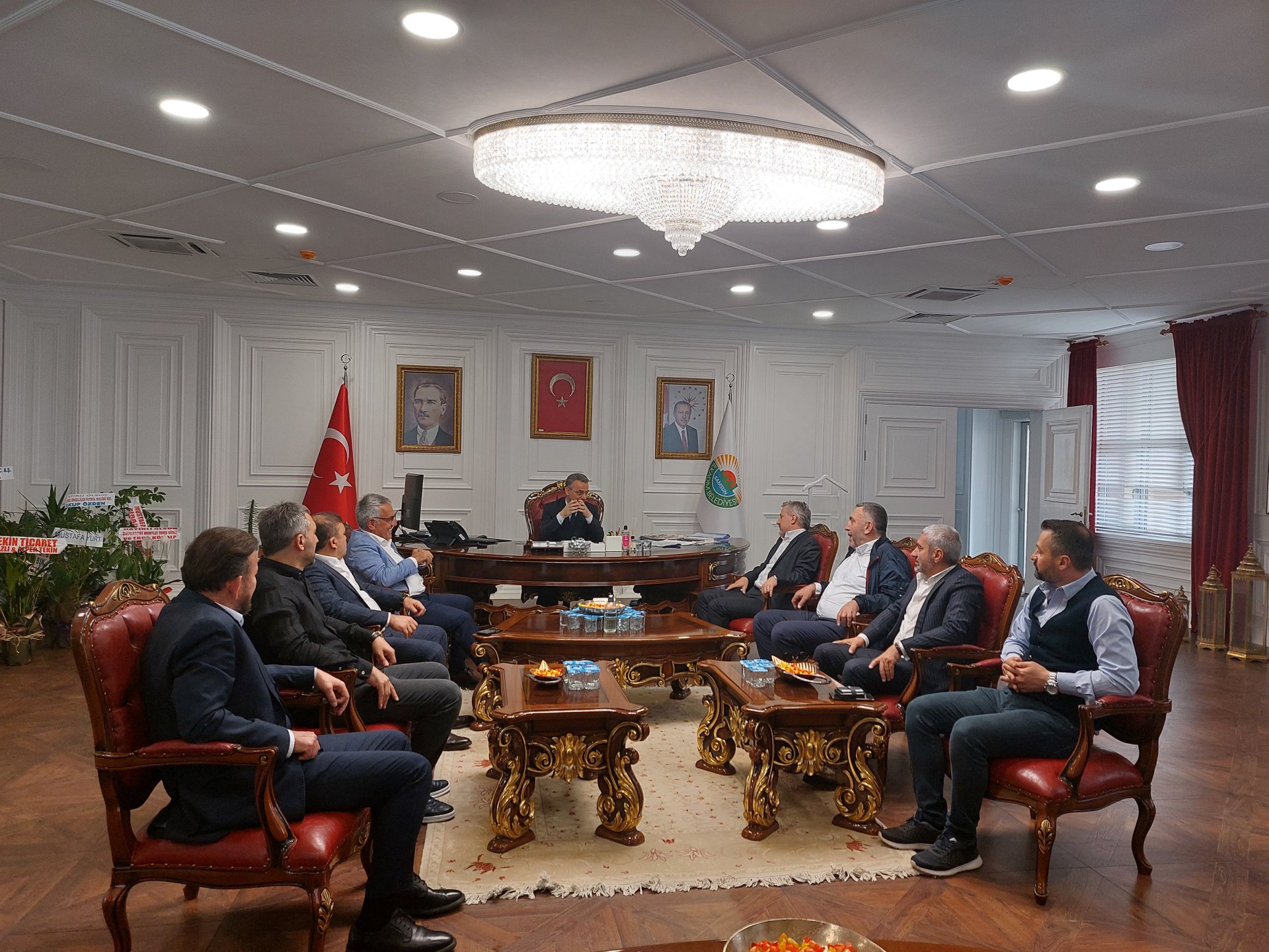 İlkadım, Atakum ve Canik Belediyesi Başkanlarına Ziyaret