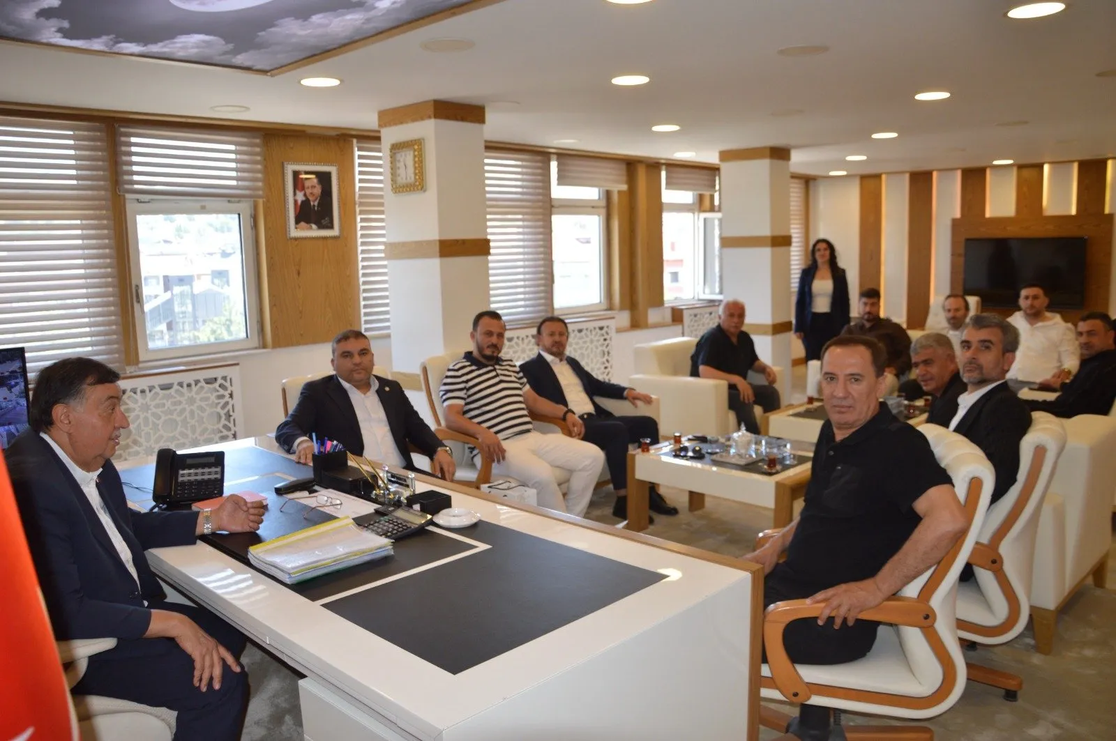 SİMDER'den Havza Belediye Başkanı Murat İkiz’e Ziyaret