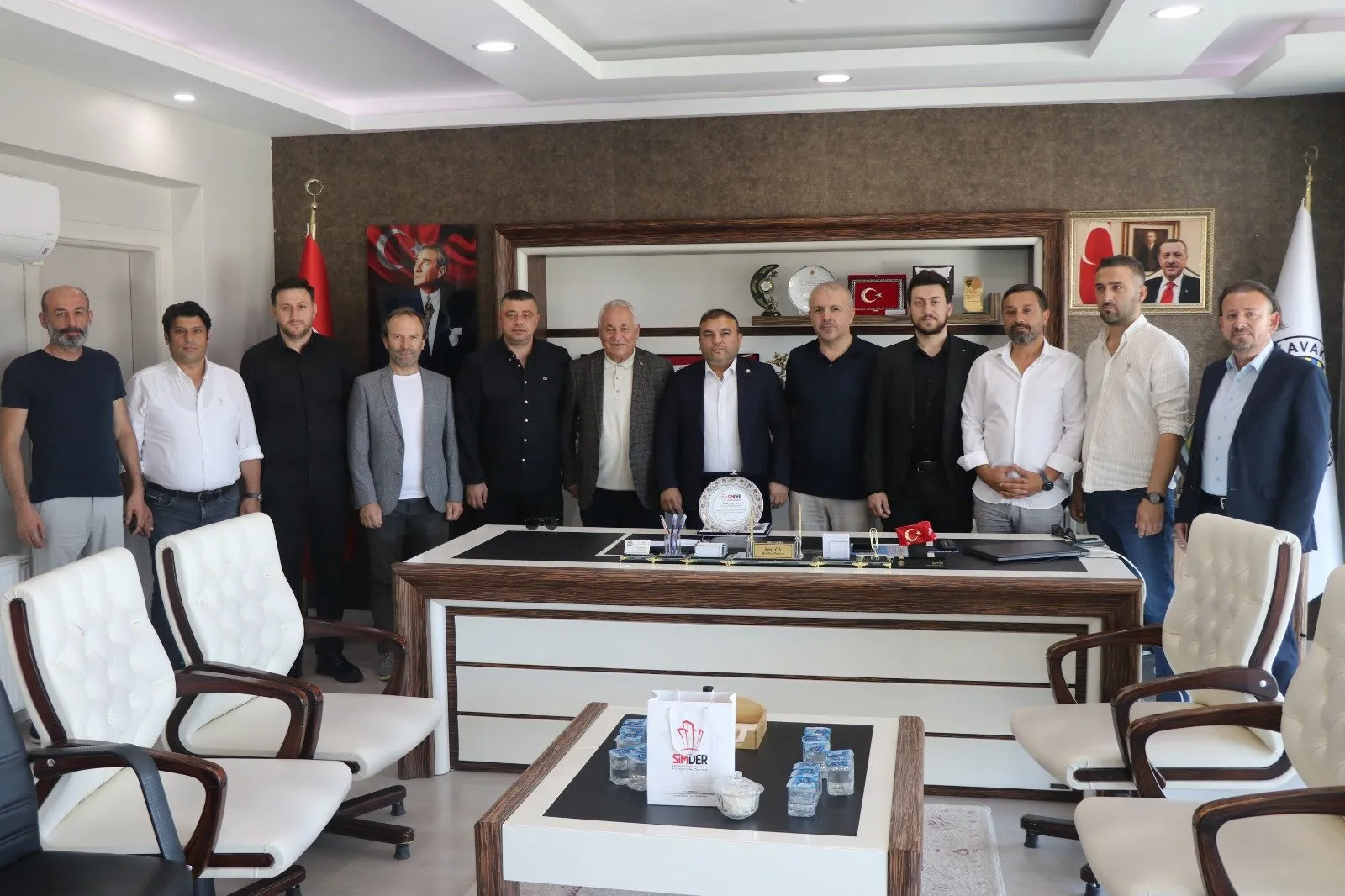 SİMDER'den Kavak Belediye Başkanı Şerif Ün'e Ziyaret