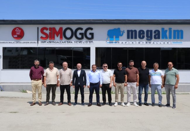  ​AK Parti İl Yönetim Kurulu'ndan Megakim Yapı Kimyasalları’na Ziyaret